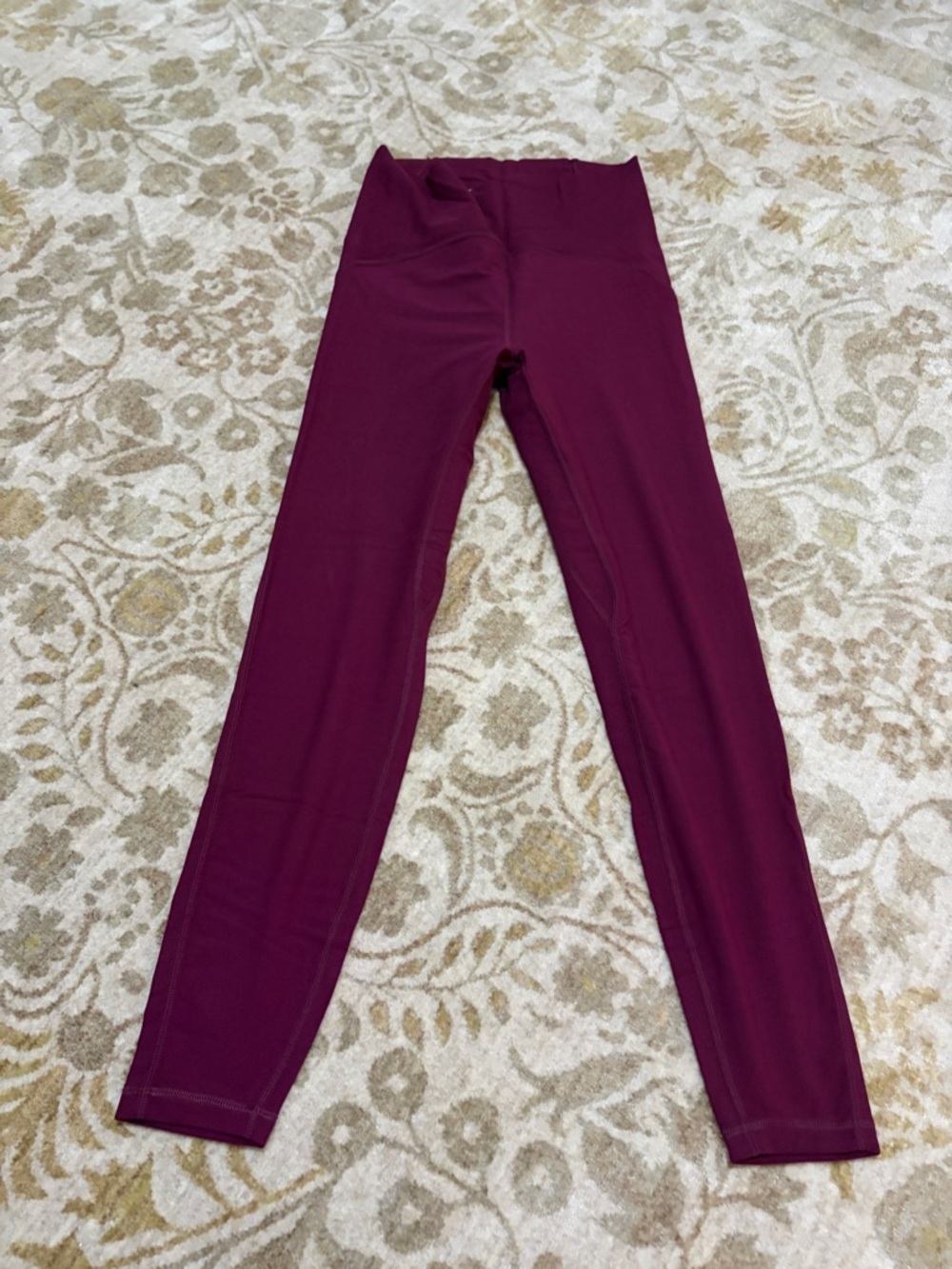 Old Navy High-Waisted Burgundy Leggings
